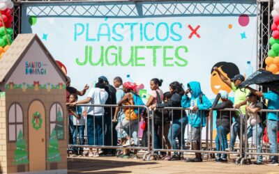 Carolina Mejía y la Alcaldía del Distrito Nacional escriben una nueva historia en la tradicional entrega de plásticos por juguetes.