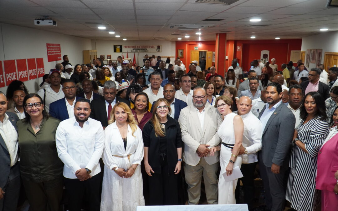 Más de 300 miembros del PRM en Europa reciben a Carolina Mejía en un encuentro cargado de ideas y compromiso