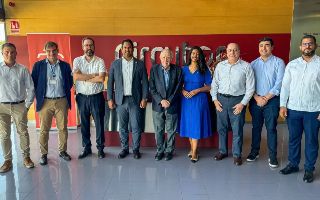 El Cónsul General de la República Dominicana en Barcelona, Antonio Gómez, y el presidente fundador de Circutor se reúnen para explorar proyectos estratégicos de inversión energética en RD