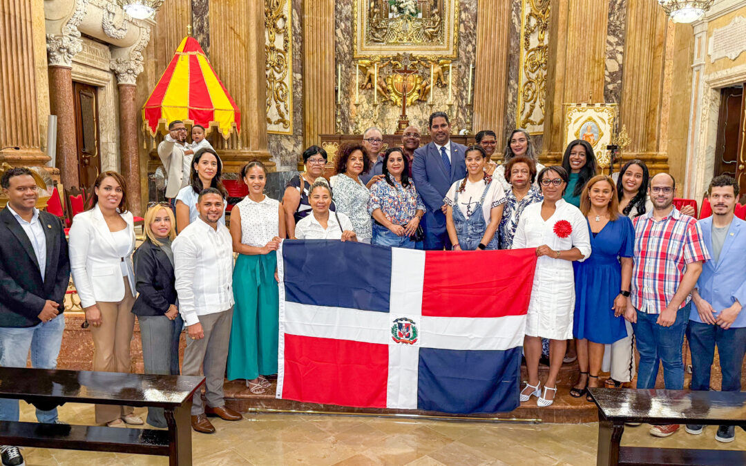 El Consulado Dominicano en Barcelona celebra misa en honor a la Virgen de las Mercedes